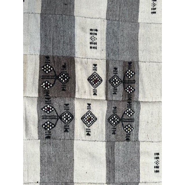 1920s Vintage Hand Woven Malian Rug, 1920s For Sale - Image 5 of 16