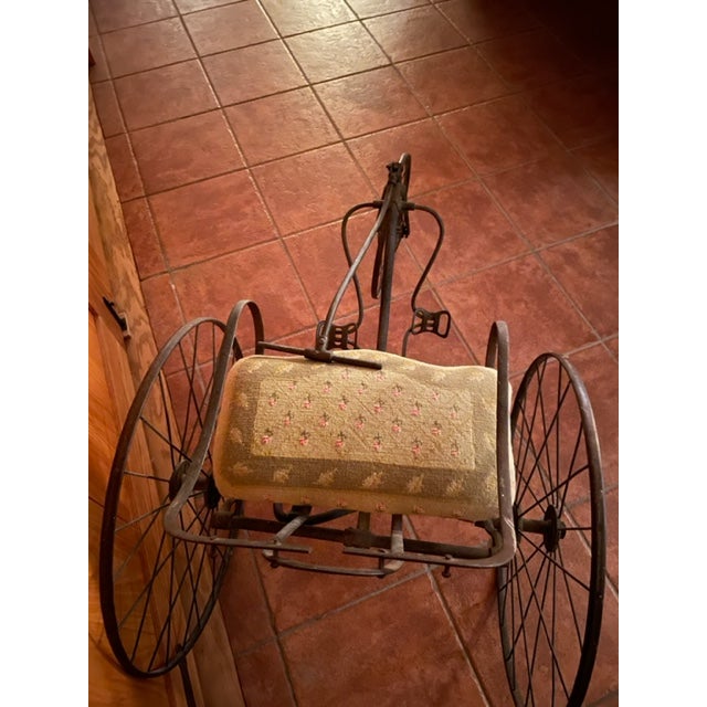 19th Century Iron Tricycle Chairish
