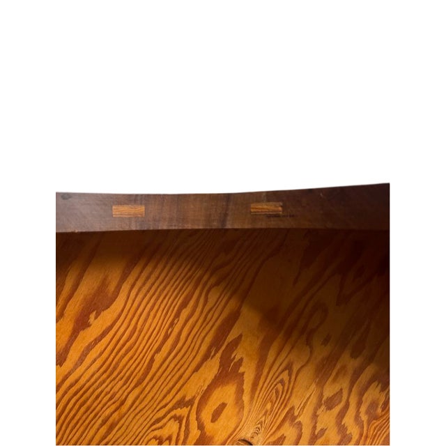 Wood Mid-Century Hexagon Side Table - Pair For Sale - Image 7 of 8