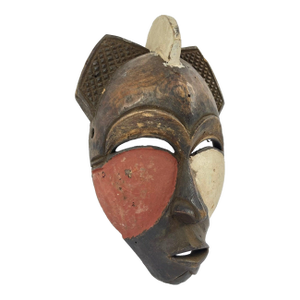 Early 20th Century Boa Mask Repainted