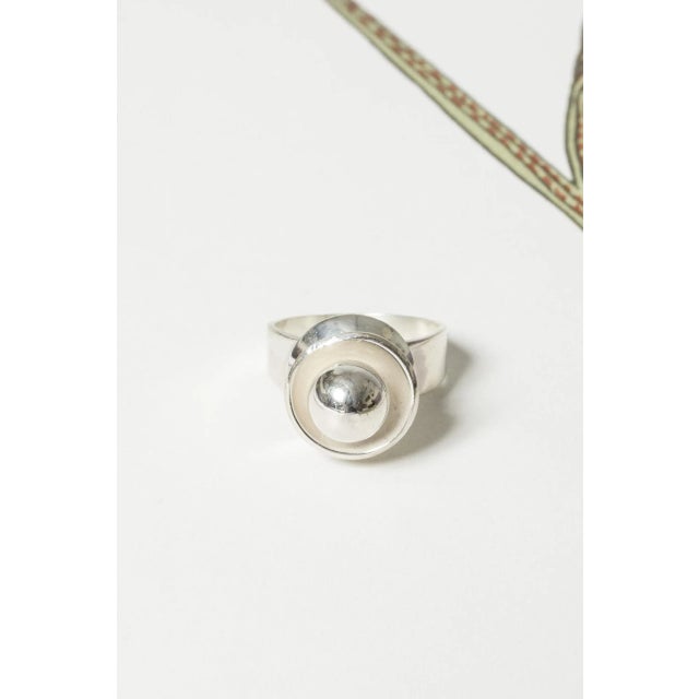 1960s Silver Ring from Erik Granit, 1967 For Sale - Image 5 of 7