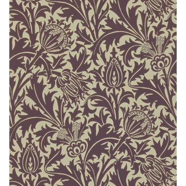Thistle Wallpaper - Brown | Chairish