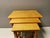 1960s Nesting Tables in Oak with Carvings attributed to Henry Kjærnulf for Nyrup Furniture Factory, Denmark, 1960s, Set of 3 For Sale - Image 5 of 14