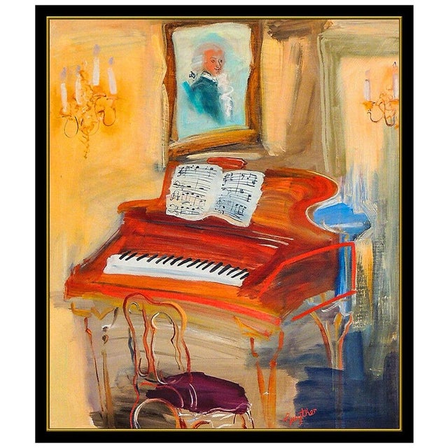 Message us to inquire about custom framing options! (Included for free with every purchase) The artwork here, "Mozart's...