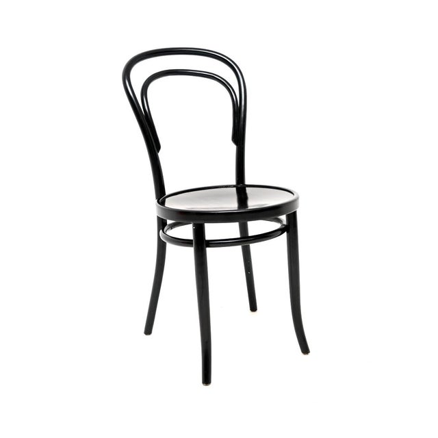 Black Vintage Bentwood Dining Chairs from ZPM Radomsko, 1960, Set of 8 For Sale - Image 8 of 13