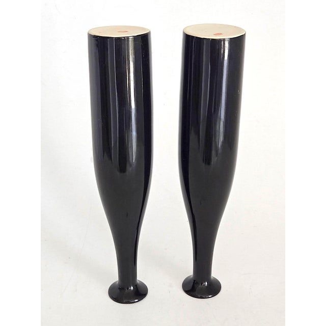 Toyo Vintage Toyo Ceramic Ikebana Bottle Vases, a Pair For Sale - Image 4 of 14