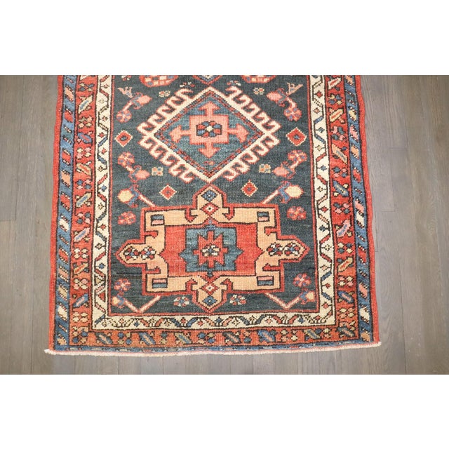 Persian Small Antique Persian Heriz - 2'10" x 4'1" For Sale - Image 3 of 4