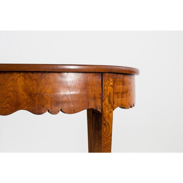 Antique Biedermeier Elm Dining Table, 1800s For Sale - Image 4 of 18