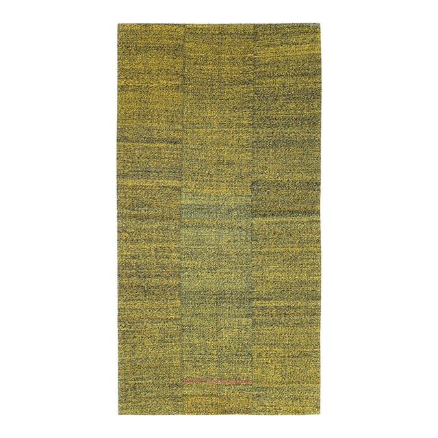 Galerie Shabab Collection Mid-20th Century Handmade Turkish Flat-Weave Kilim Accent Carpet For Sale