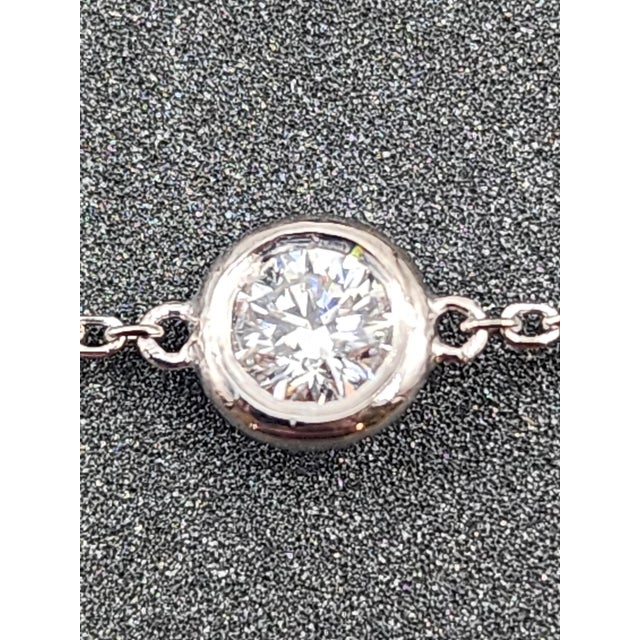 Early 21st Century 1.59 Ct Diamond by the Yard Necklace For Sale - Image 5 of 8