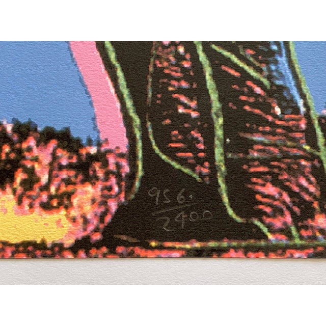 Andy Warhol Vintage 1986 Limited Edition Endangered Species Large Fine Art Lithograph Print " African Elephant " 1983 For Sale - Image 9 of 14