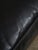Black Frontgate Black Leather High Quality Club Wing Chair For Sale - Image 8 of 18
