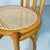 1980s Set of Italian Modern Wood and Vienna Straw High Backed Chairs, 1980s For Sale - Image 5 of 13