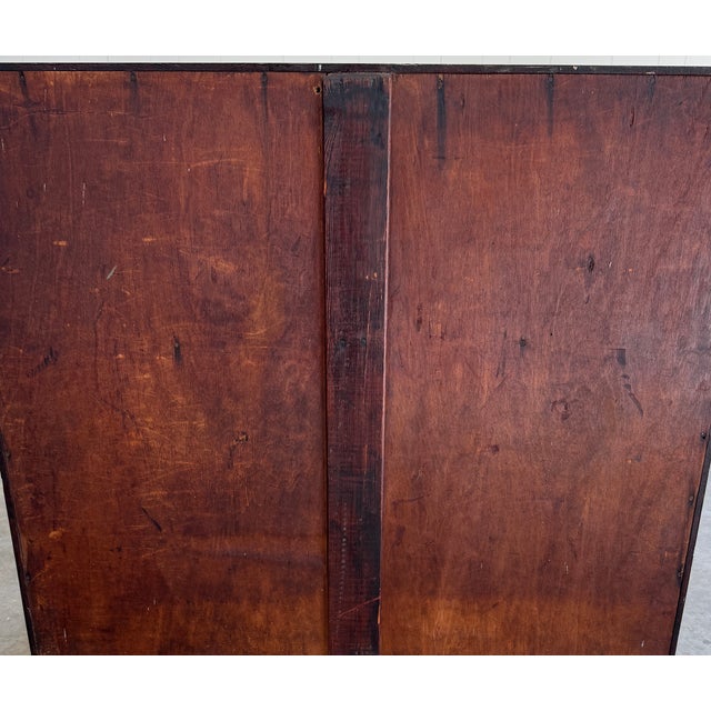 Antique American Walnut Slant Front Writing Desk With Drawers Circa 1800's For Sale - Image 17 of 18