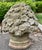 French Country Cast Stone Flower Basket Garden Ornament Sculpture Mid 20th Century For Sale - Image 3 of 18