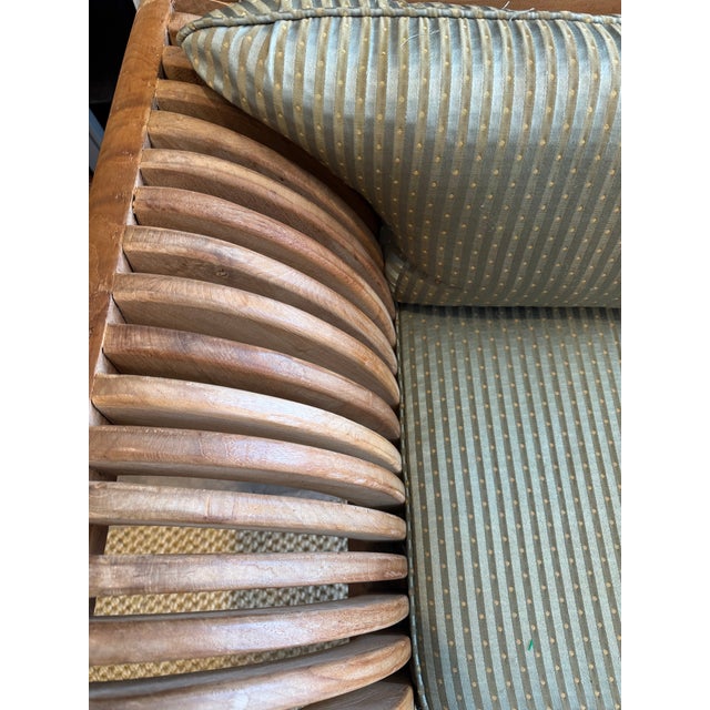 Sculptural Solid Teak Chair For Sale - Image 4 of 12