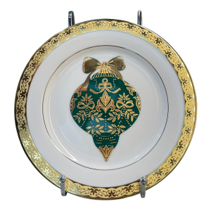 Vintage Muirfield Celebrity 9408 Salad/Accent Plate - Green Ornament