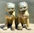 Vintage Monumental Bronze Foo Lions - A Pair For Sale - Image 12 of 12