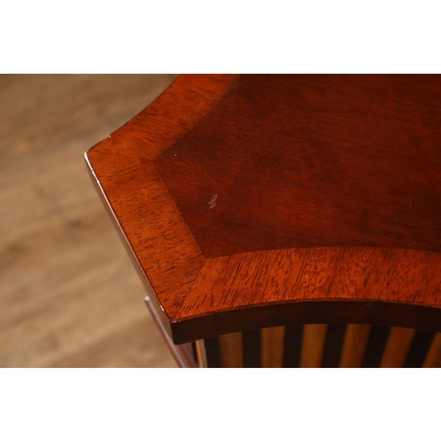 Henkel Harris Federal Style Mahogany Console Table For Sale - Image 10 of 18