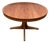 Scandinavian Round Extendable Table in Teak, 1970s For Sale