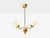 1950s Swedish Modern, Pendant Light, Brass, Glass, Teak For Sale In New York - Image 6 of 10
