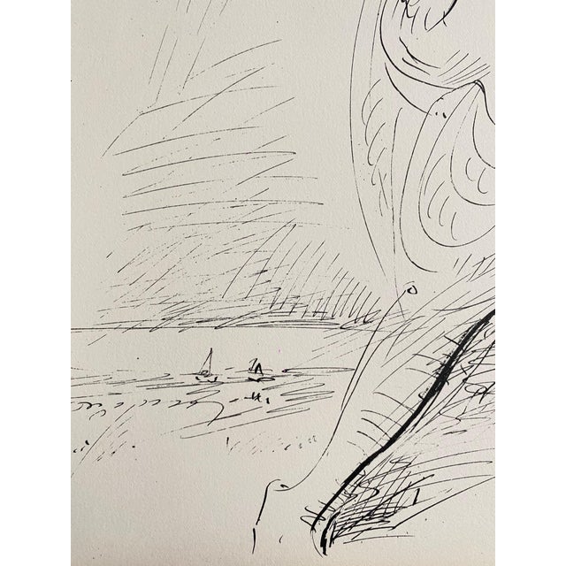 André Masson, French Abstract Surrealist Lithograph Andre Masson Mourlot Paris Limited Edition, 1961 For Sale - Image 4 of 7