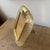 Brass 1990s Barovier Style Art Deco Brass and Gold Murano Glass Picture Frame For Sale - Image 8 of 11