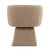 Latte Pedestal Swivel Dining Chair For Sale - Image 4 of 7