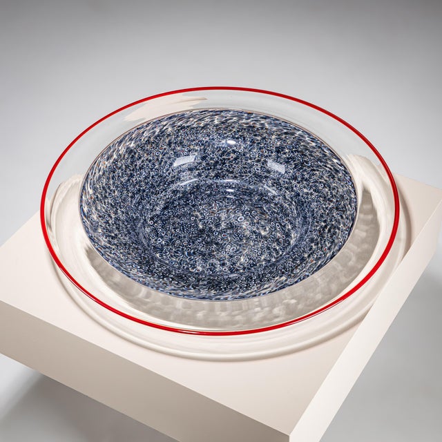 Glass Murano Glass Centerpiece by Gae Aulenti for Vistosi, Italy, 1970s For Sale - Image 7 of 8