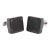 Pair of Modern Oil Rubbed Bronze Square Cabinet Drawer Knobs For Sale