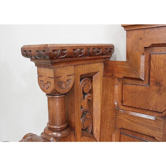 Wood Solid Oak Church Stall For Sale - Image 7 of 18