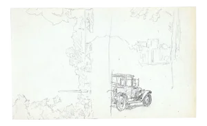 Gabriele Galantara - Sketches - Original Pencil Drawing - Early 20th Century