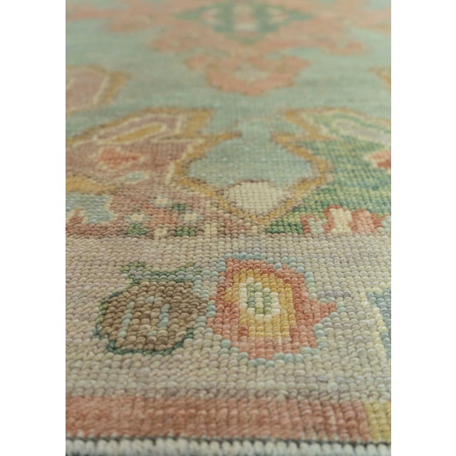 Turkish Turkish Oushak Rug 5' x 6'4" #20423 For Sale - Image 3 of 8
