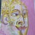 Abstract Contemporary Original E.J.Hartmann Abstract Expressionist Portrait Painting With Mouse Signed For Sale - Image 3 of 4