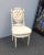 Rococo Vintage Rococo Louis XVI Style Off White French Chair For Sale - Image 3 of 11