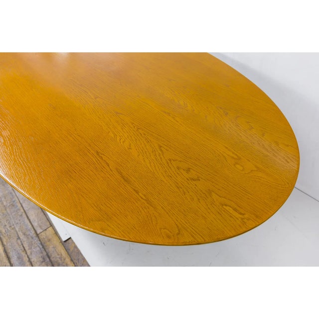 Attributed Eero Saarinen for Knoll Pedestal Dining Table, 1957 For Sale - Image 11 of 11