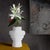 White Zopol Contemporary Vase- Short For Sale - Image 8 of 9