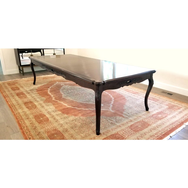 Extra Large Custom Mahogany Georgian Dining Table For Sale - Image 11 of 12