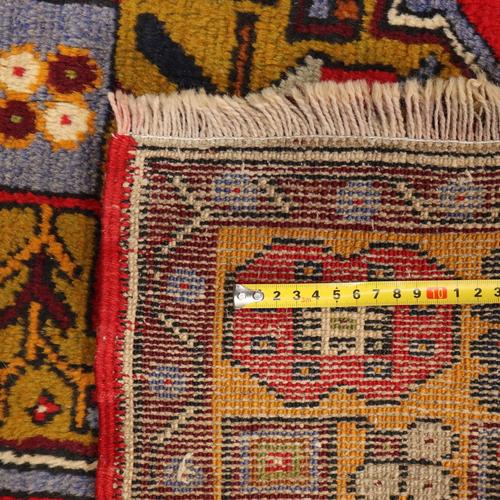 Red Mudjur Rug in Wool, Türkiye For Sale - Image 8 of 9