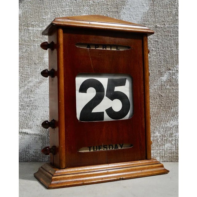 Vintage Perpetual Calendar, 1890s For Sale - Image 6 of 7