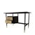 Mid-Century Rosewood Desk with White Lacquered Drawers, Italy, 1950s For Sale - Image 4 of 9