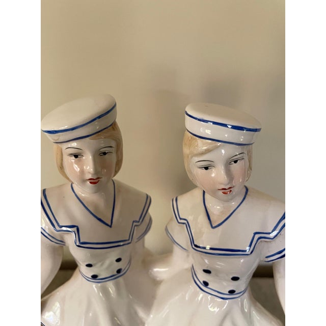 Vintage Earthenware Sailor Statuette For Sale - Image 3 of 7