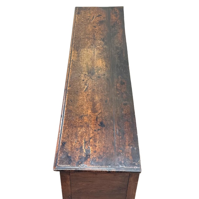 Small Georgian Oak Dresser Base, 1750s For Sale - Image 3 of 14