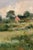 Paper French Country Landscape Art Print – Red Barn & Chickens in a Meadow, 16" X 12" For Sale - Image 7 of 8