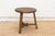 Rustic Rustic Brown Artisanal Round Table For Sale - Image 3 of 8