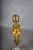 Brass and Silver-Toned Table Lamp with Leaf Base and Pleated Shade, 1960s For Sale - Image 12 of 15