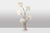 Large Lamp in Silver-Plated Brass and Silk by Antonio Pavia, 1970s, in Good conditions. This piece is designed in the...
