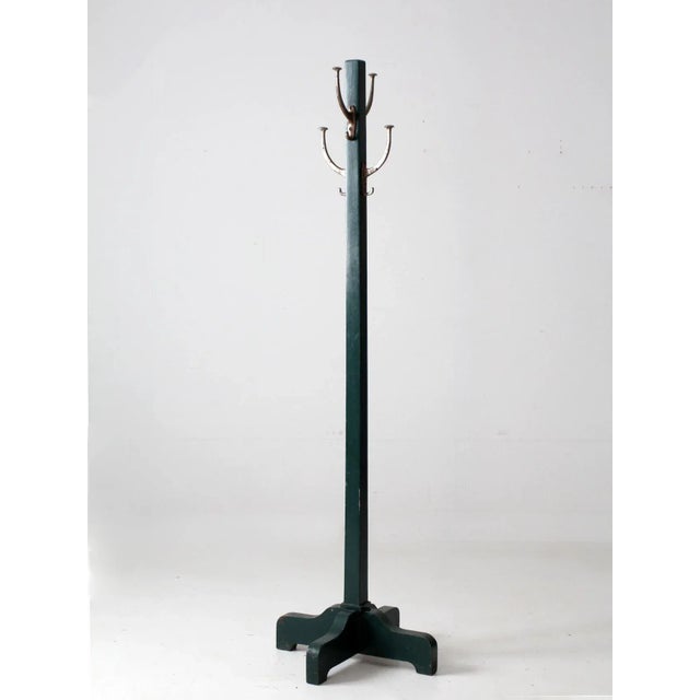 Vintage Wooden Coat Rack For Sale - Image 11 of 11