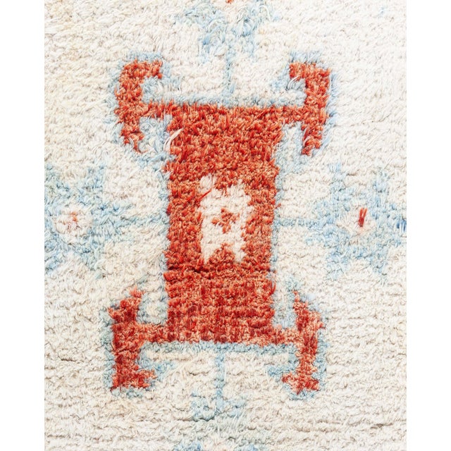 1940s Cotton Agra Rug For Sale - Image 5 of 11