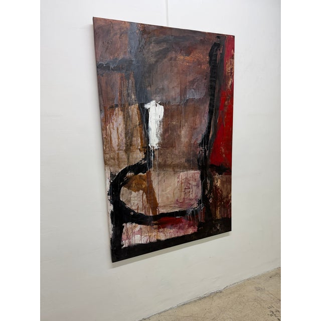 Abstract Modern Acrylic on Canvas Wall Art For Sale In Miami - Image 6 of 14